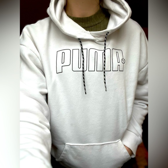 White Puma Hoodie - Picture 1 of 3